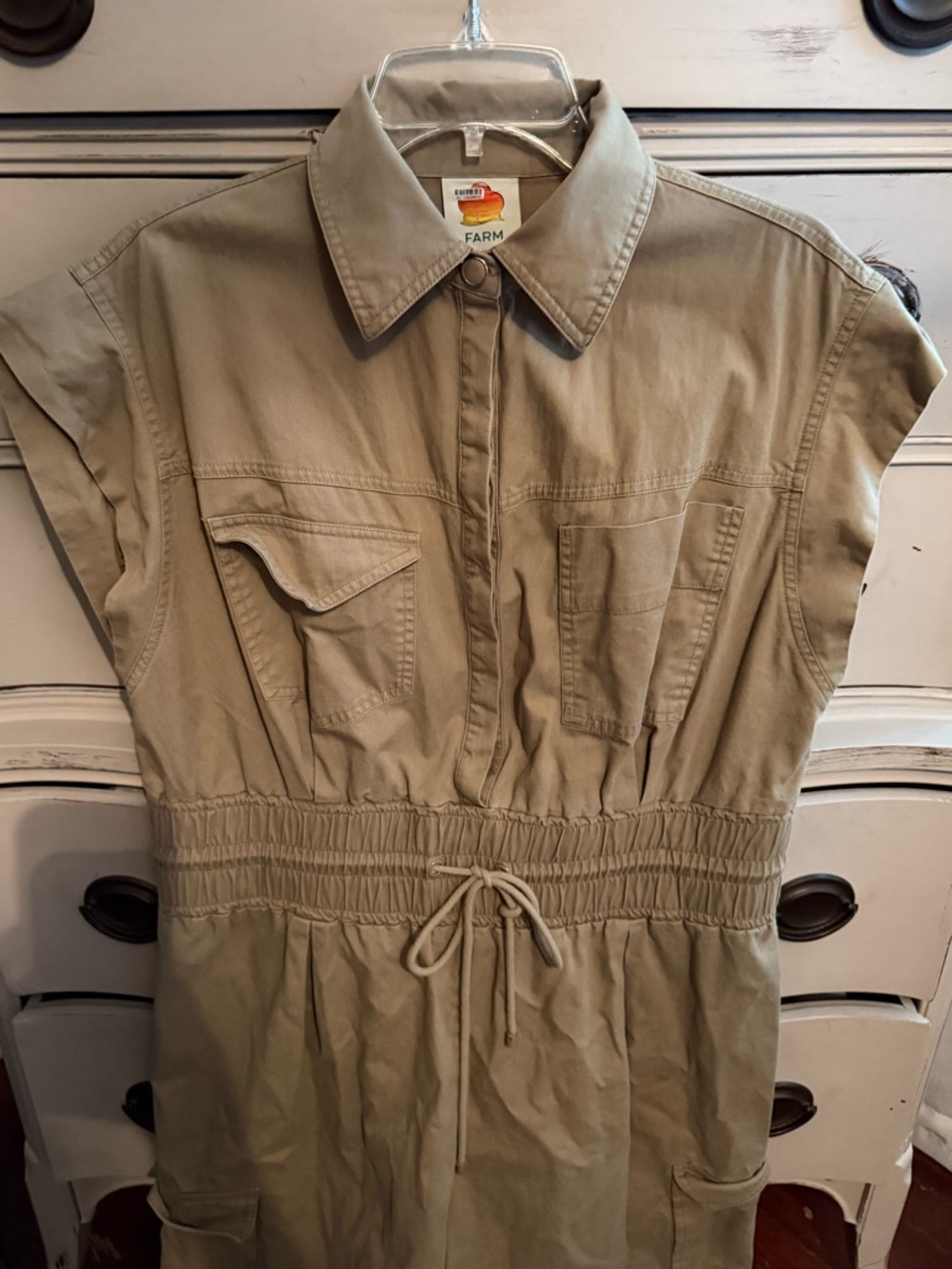 FARM Rio Cotton Utility Jumpsuit M - Picture 8 of 9